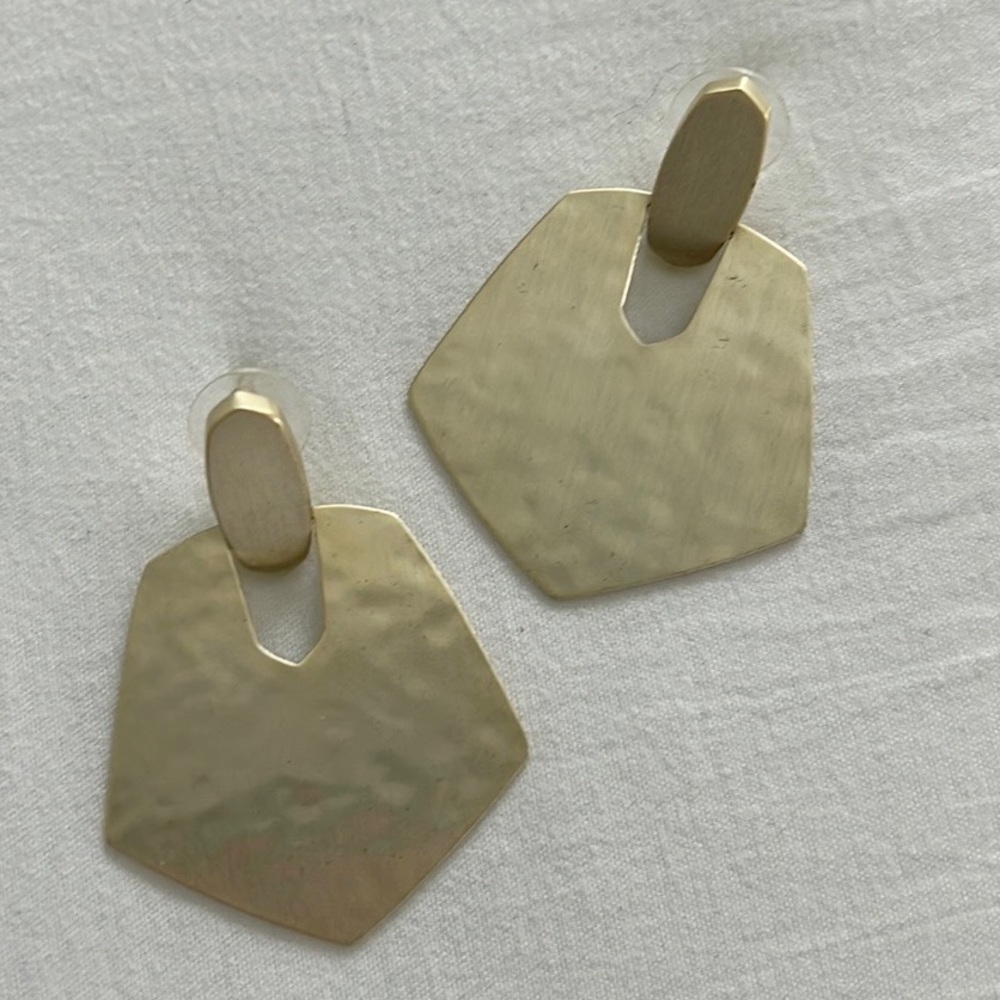 Gold Kendra Scott Statement Earrings